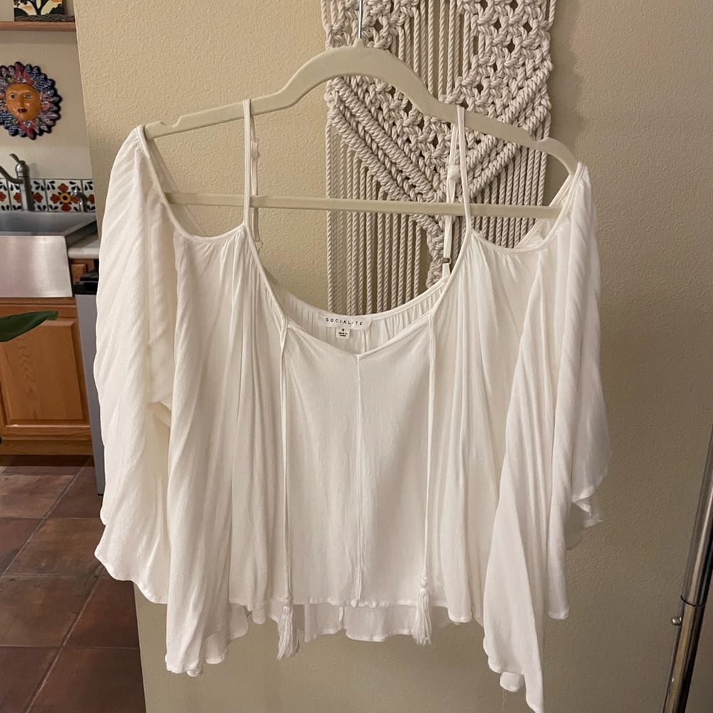 Off the shoulder blouse